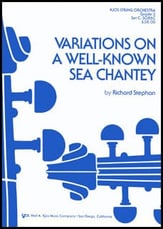 Variations on a Well-Known Sea Chantey Orchestra sheet music cover